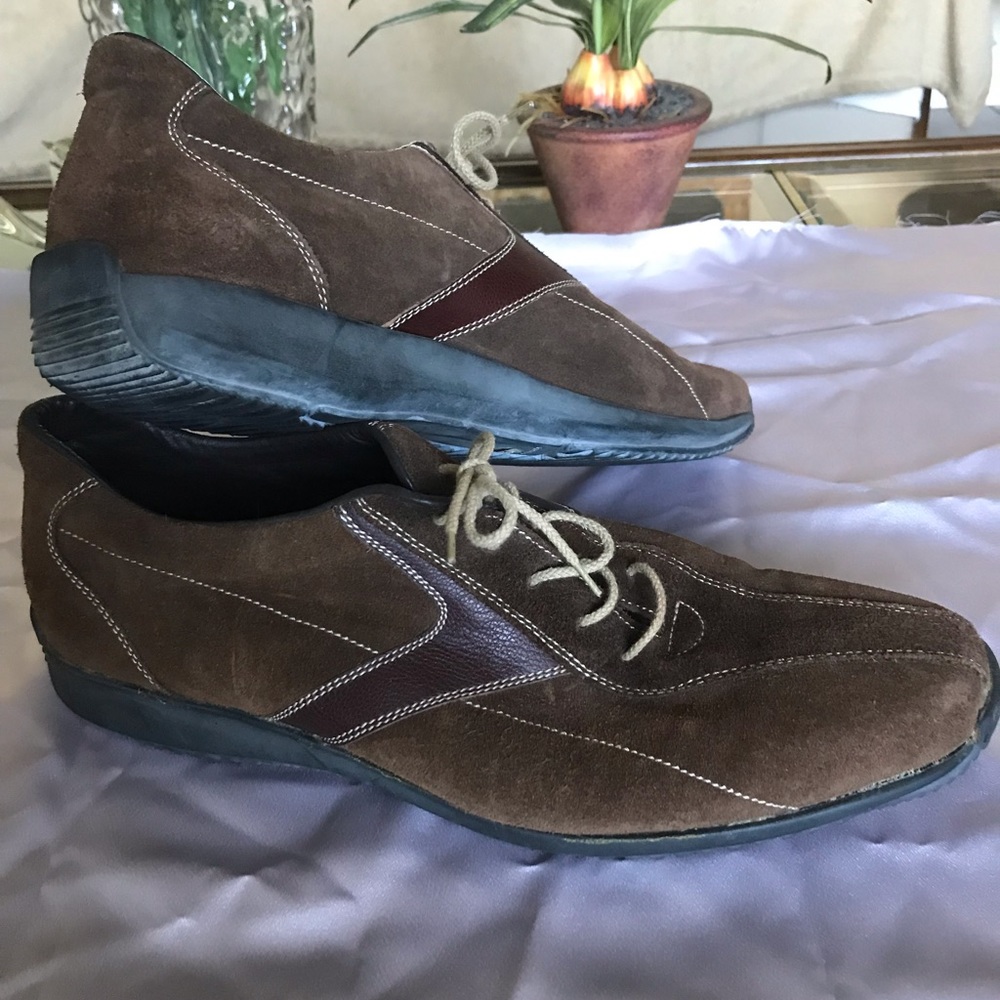 VALLEVERDE  ITALY   made , Personal Comfort ,size  13 , suede leather shoes !